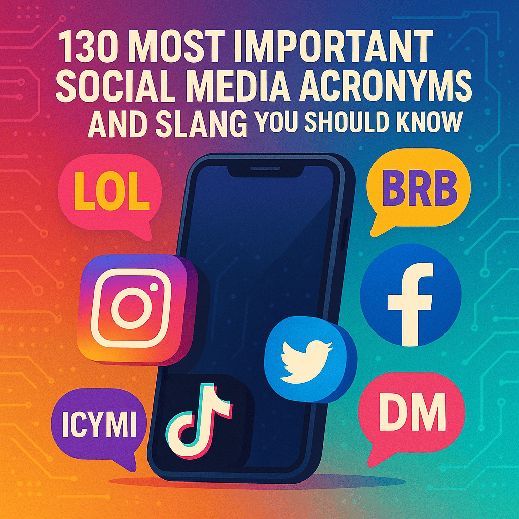 130 Most Important Social Media Acronyms and Slang You Should Know